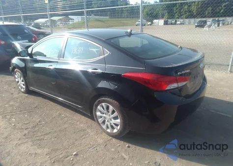 2011 Hyundai Elantra Gls из США, поврежденный, VIN 5NPDH4AE1BH021537